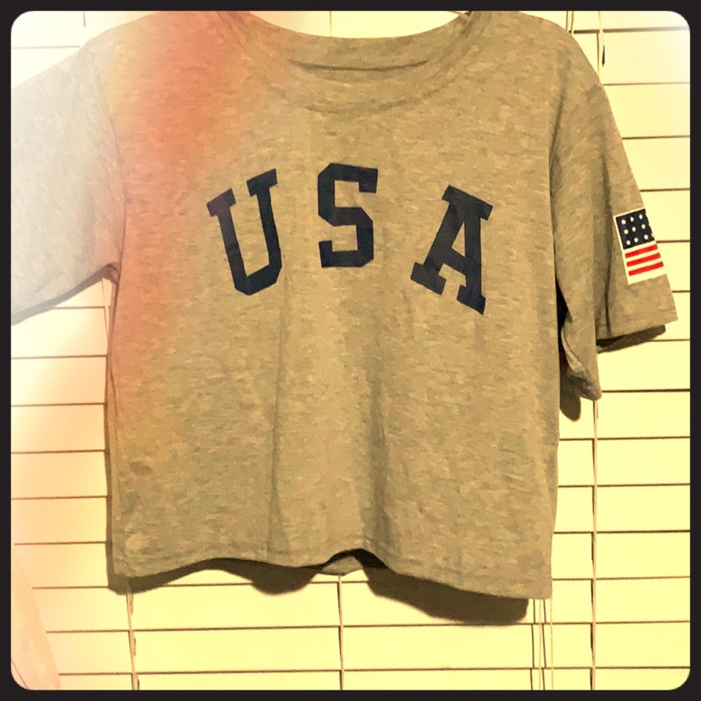 U.S.A. Crop top